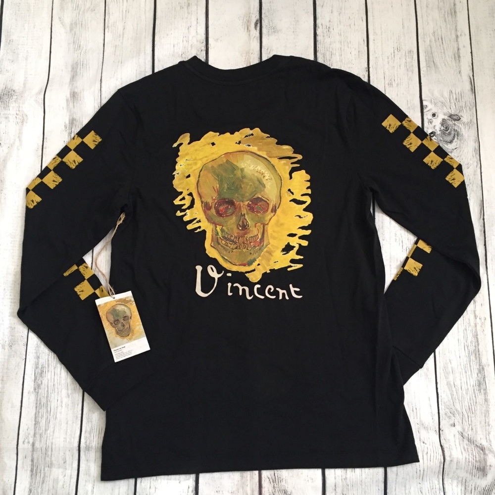 Vans Van Gogh skull long sleeve unisex tee
